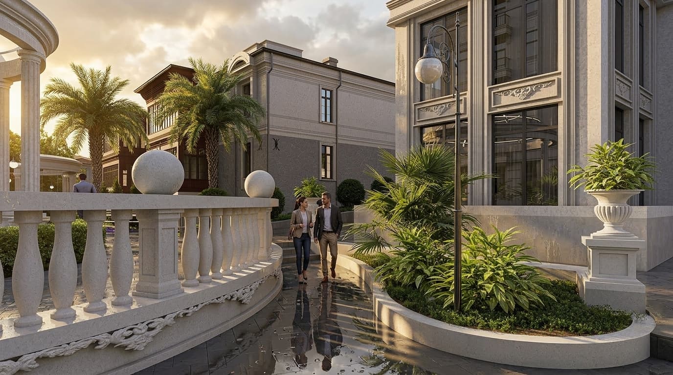 АК Киров рендер 4 — апартаментный комплекс Ялта