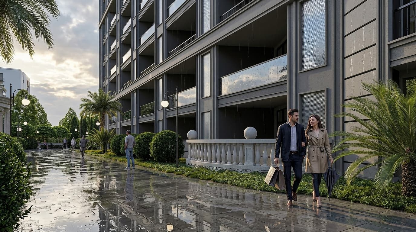 АК Киров рендер 5 — апартаментный комплекс Ялта