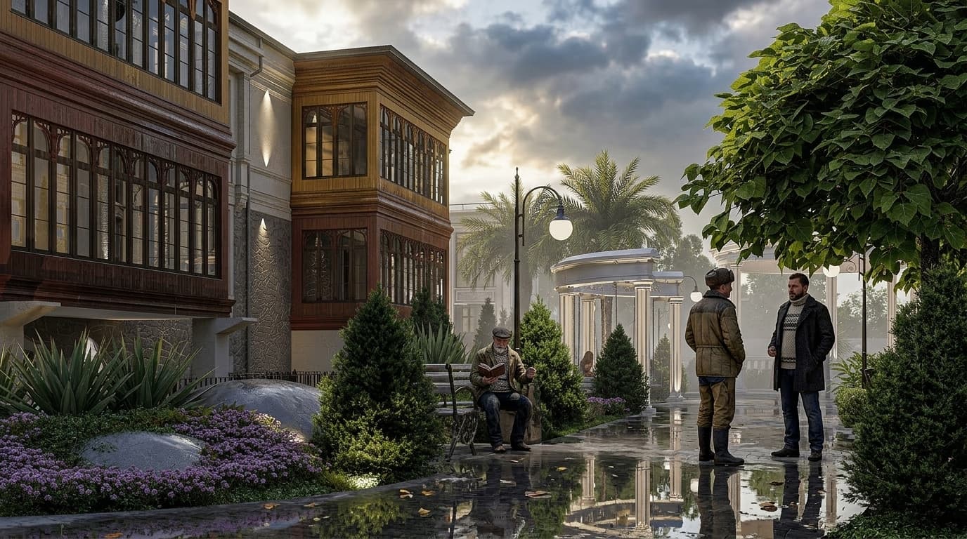 АК Киров рендер 7 — апартаментный комплекс Ялта