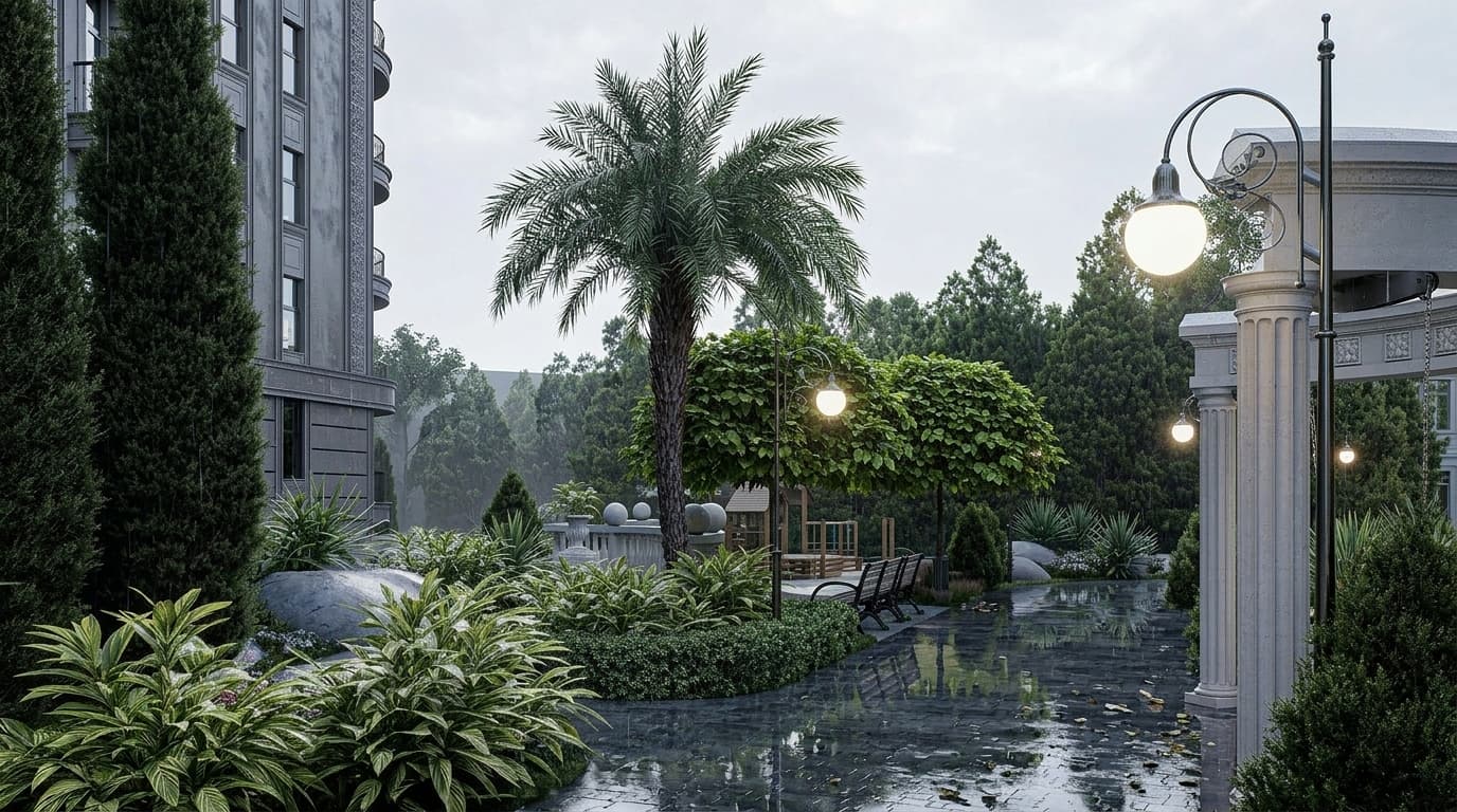 АК Киров рендер 13 — апартаментный комплекс Ялта