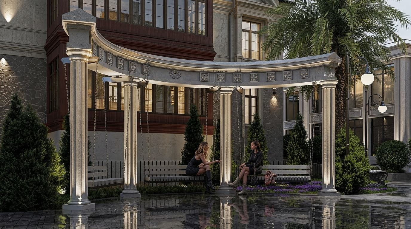 АК Киров рендер 19 — апартаментный комплекс Ялта