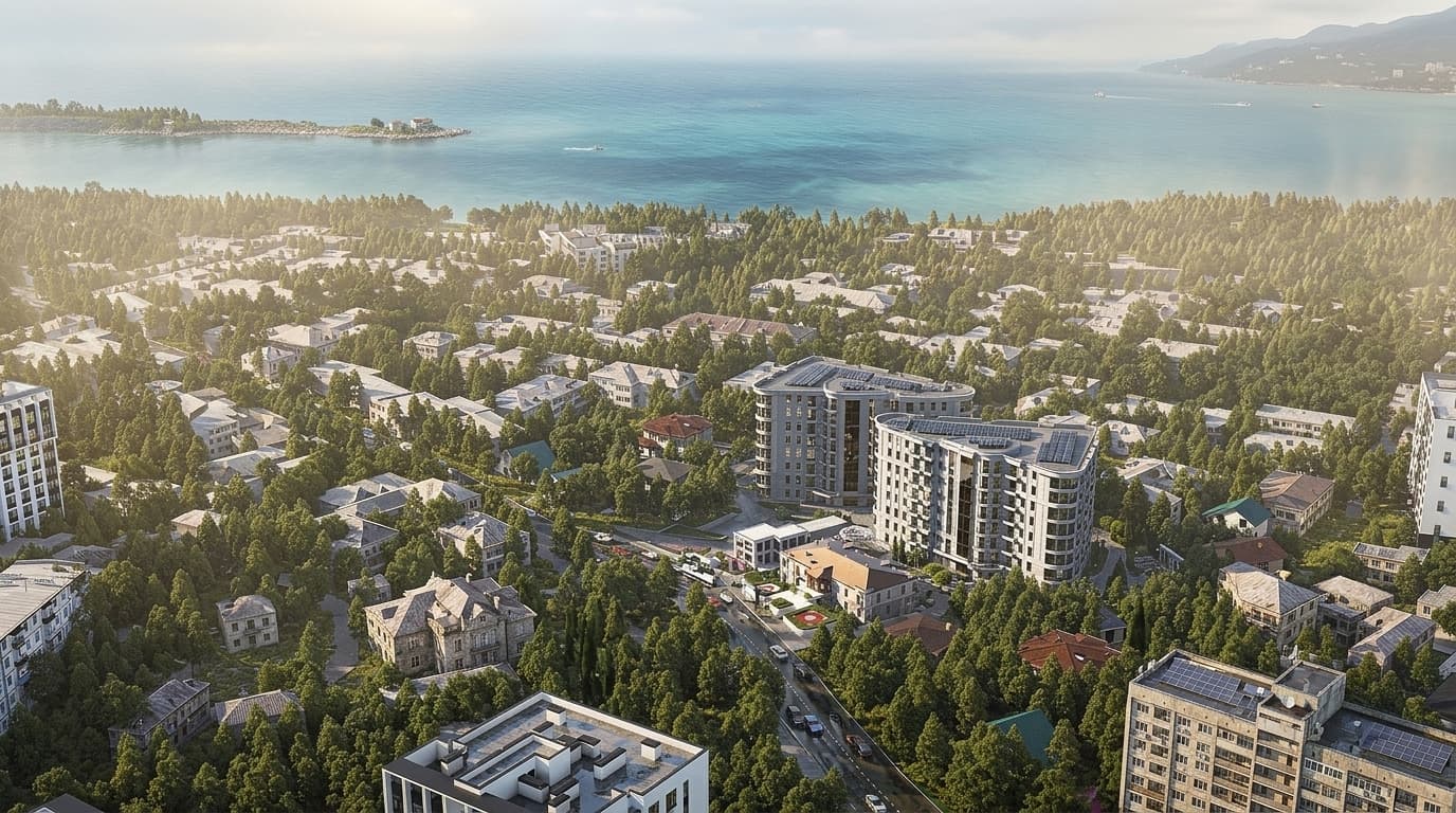 АК Киров рендер 21 — апартаментный комплекс Ялта