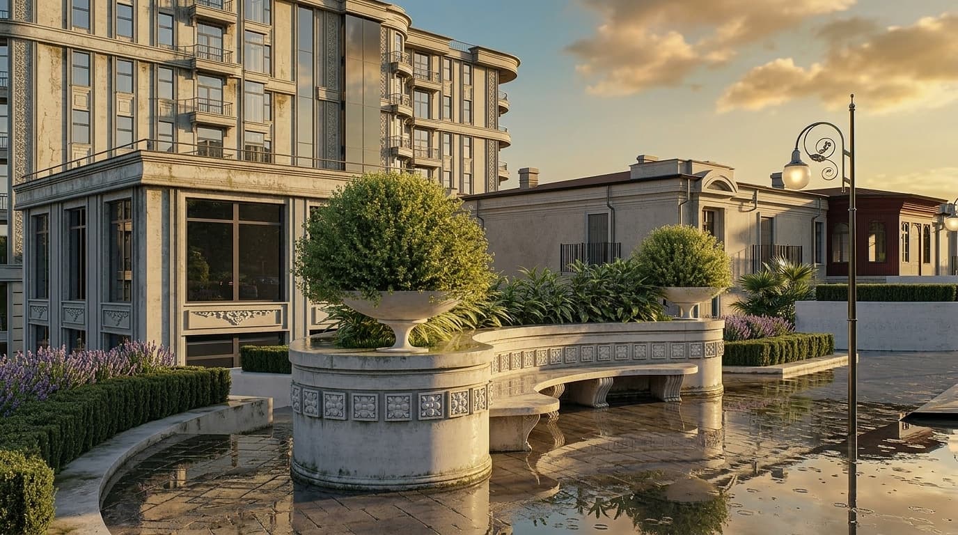 АК Киров рендер 22 — апартаментный комплекс Ялта