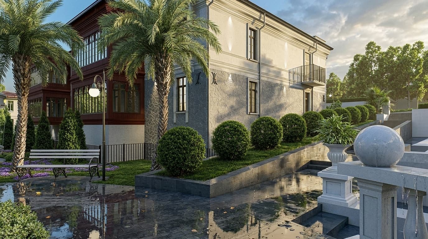 АК Киров рендер 26 — апартаментный комплекс Ялта