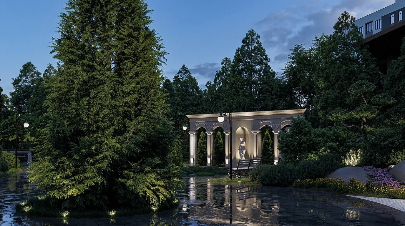 АК Киров рендер 28 — апартаментный комплекс Ялта