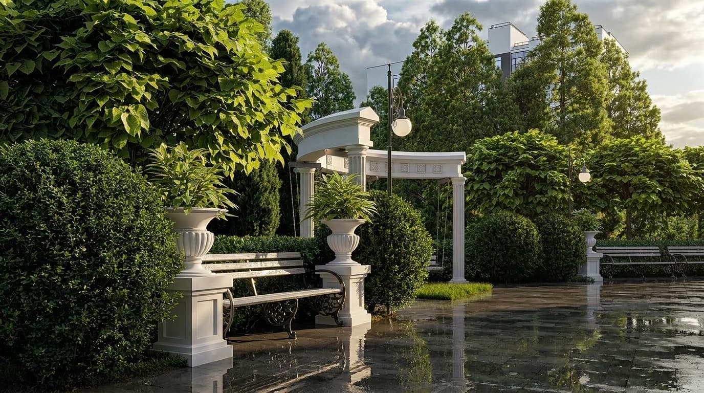 АК Киров рендер 29 — апартаментный комплекс Ялта